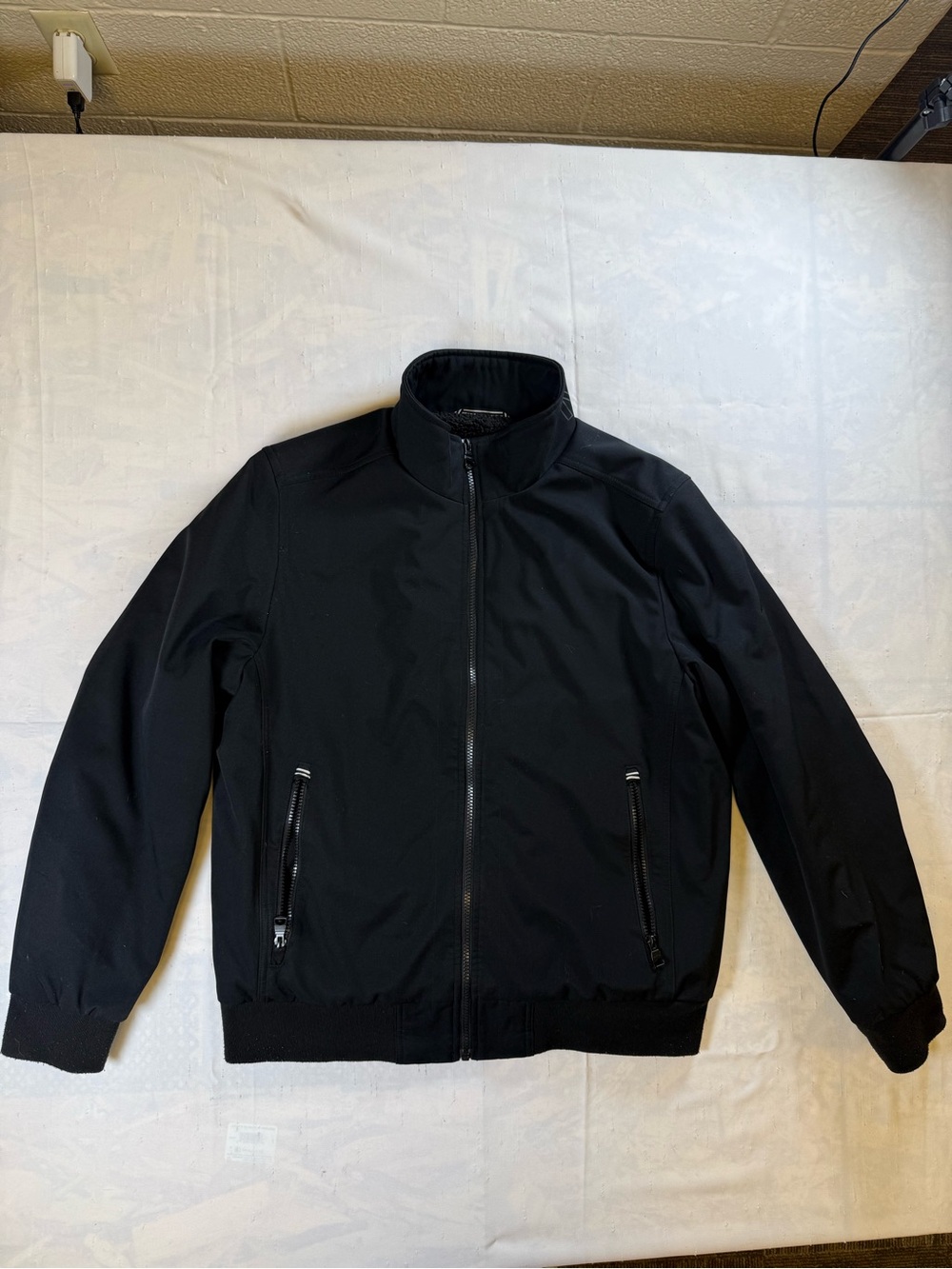 Nautica Black Mid-weight Coat